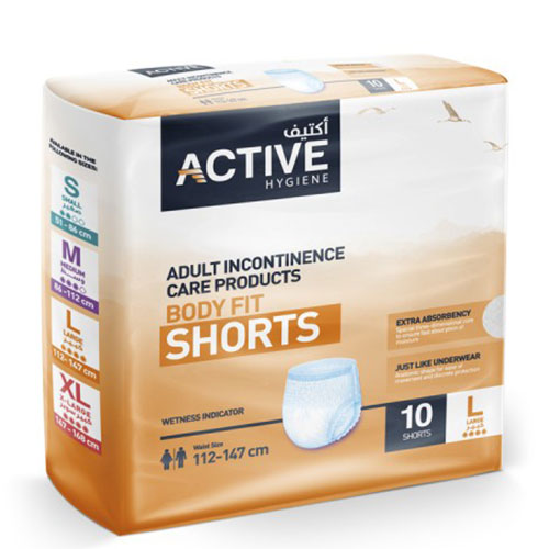 Active Hygiene Adult Large (112 - 147 Cm) - 10 Shorts