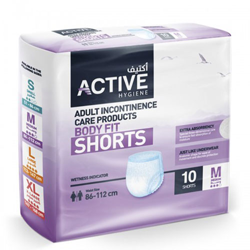 Active Hygiene Adult Medium (86 - 112Cm) - 10 Shorts