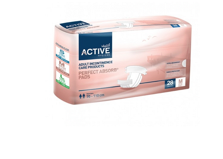 Active Medium Jumbo Diapers, 70-110cm, 28 Diapers