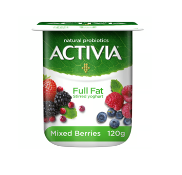 Activia Full Fat Mixed Berries Yoghurt 120g