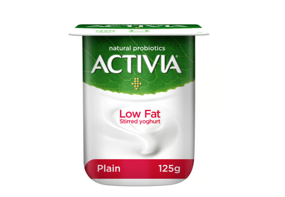 Activia Stirred Yogurt Plain Light 125G