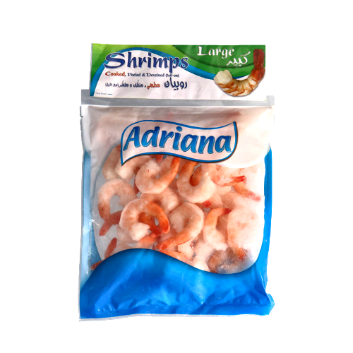 Adriana Shrimps Cooked, Peeled And Deveined Large 400 Gm