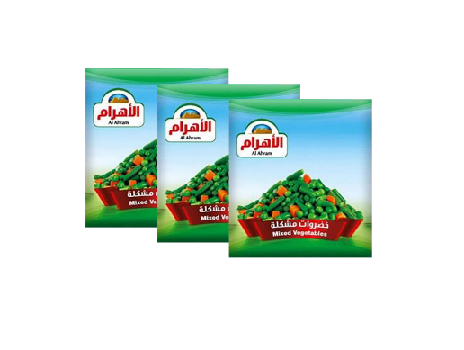 Al Ahram Mixed Vegetables, 3x400g