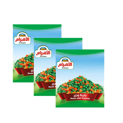 Al Ahram Peas & Carrots, Special Offer 3pcs* 400g