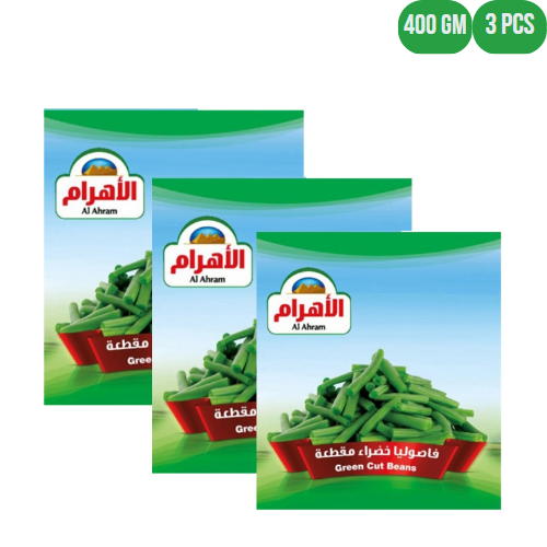Al Ahram Cut Green Beans, Special Offer 3x400g