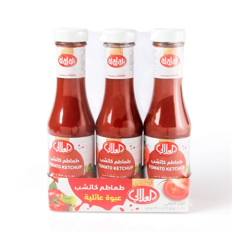 Al Alali Glass Ketchup 3 Pcs