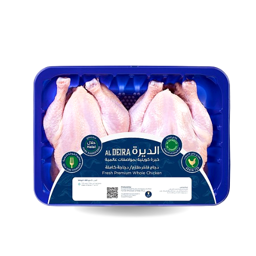 Al Deira Fresh Whole Chicken  2*600 Gm