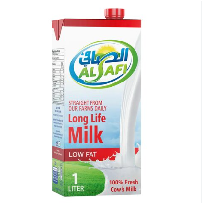 Al Safi Long Life Low Fat Milk, 1L