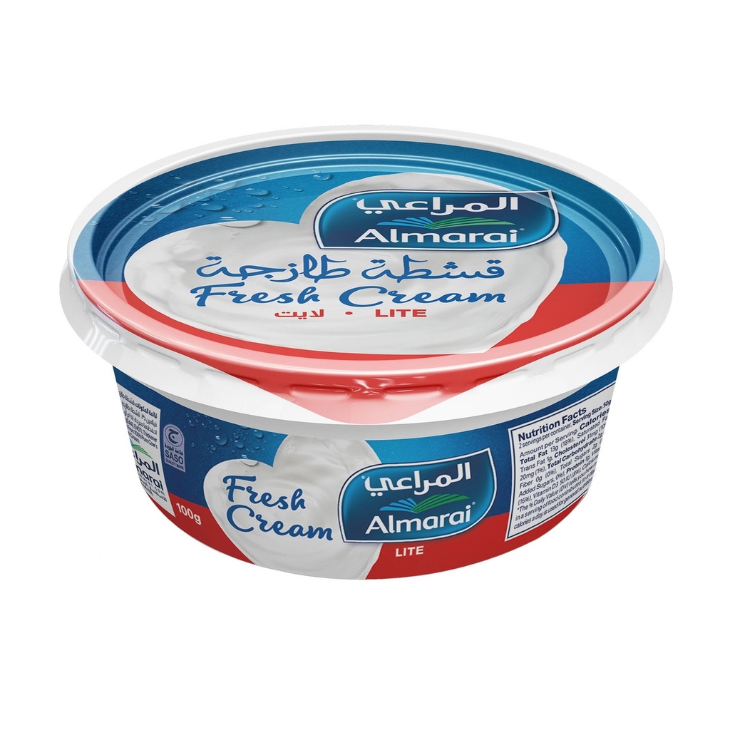 Almarai Fresh Cream Lite 100 G