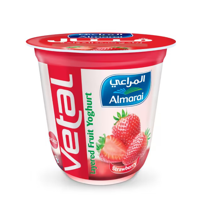 Almarai Strawberry Layered Fruit Yoghurt 110G