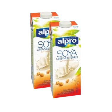Alpro Soya Drink Unsweetened 1 Liter * 2 Pcs
