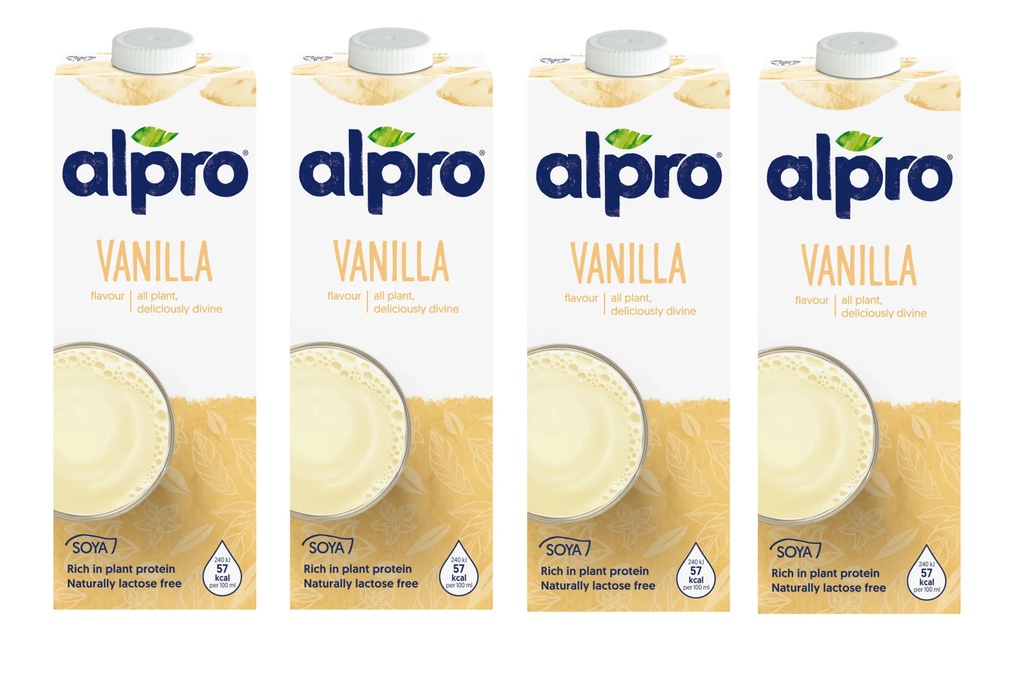 Alpro Soya Drink Vanilla 250 ml x 4 Pcs '@SP