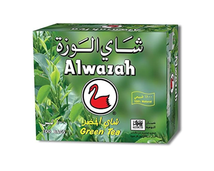 Alwazah Green Tea Bag 100 Pcs