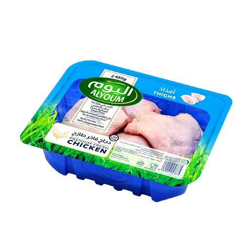Alyoum Fresh Chicken Thighs 450 Gm