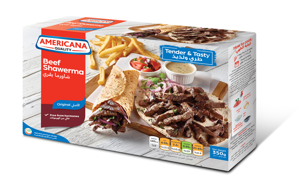 Americana Beef Shawarma 350 Gm