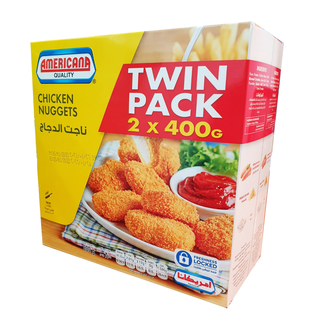 Americana Chicken Nuggets 2 * 400 G