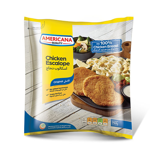 Americana Breaded Chicken Escalope 750G