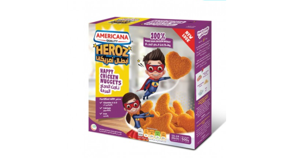 Americana Heroz Happy Chicken Nuggets 500 GM