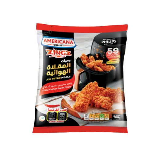 Americana Zingz Chicken Breast Strips 700 Gm