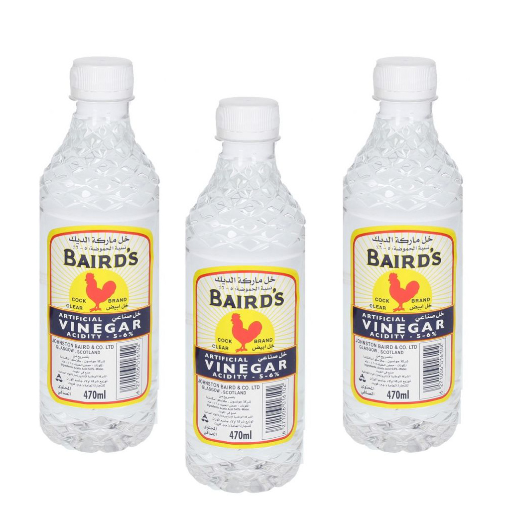 Bairds Clear Vinegar 3Pcs * 470Ml Offer