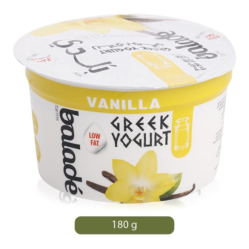 Balade Greek Yogurt Low Fat Vanilla 180G