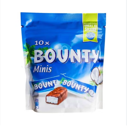 Bounty Minis Chocolates, 10 Pieces, 285g