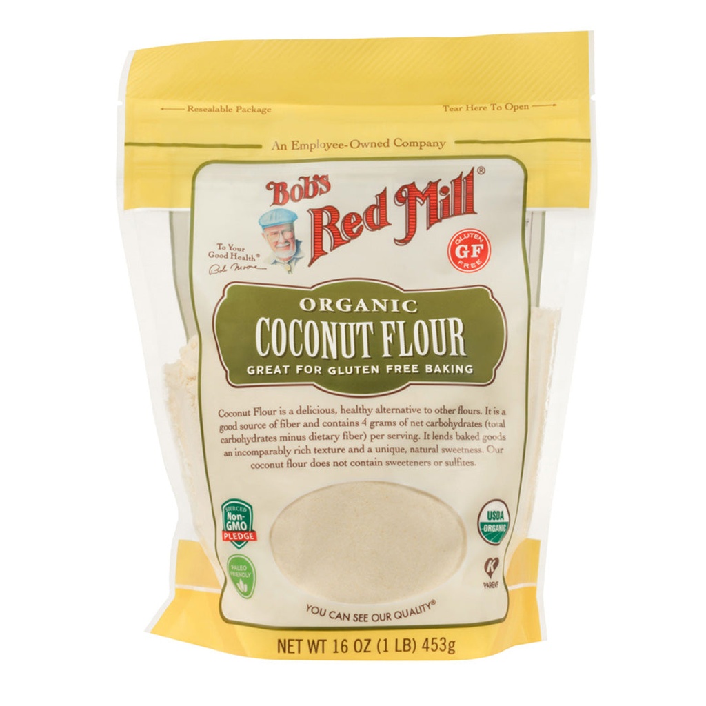 Brm Gf Organic High Fiber Coconut Flour New 16 Oz (453 G)