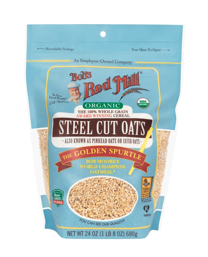 Brm Organic Steel Cut Oats 24 Oz