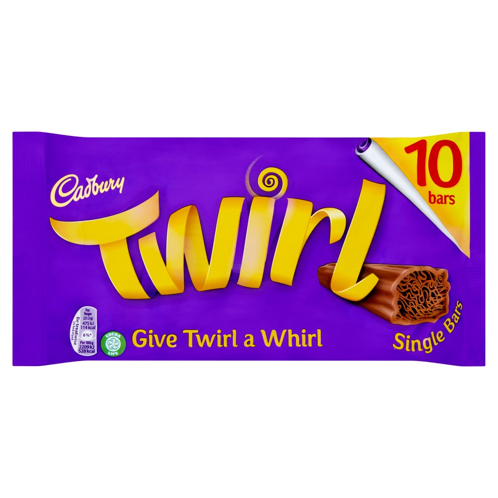 Cadbury Twirl 10 Bars 215 g