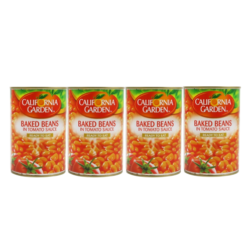 California Garden  Baked Beans In Tomato Sauce (3+1 Free)