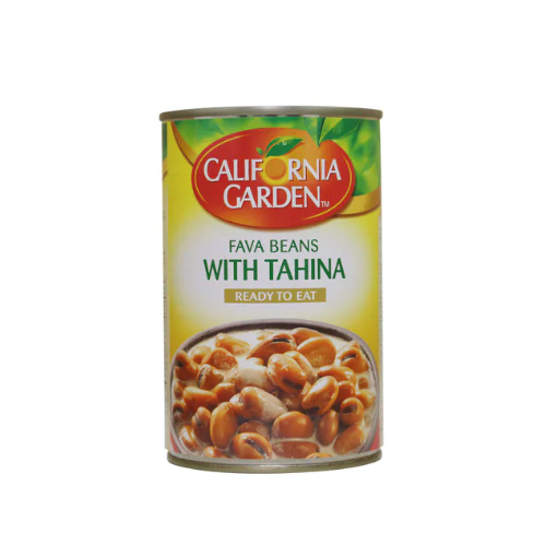 California Garden Fava Beans With Tahina 450 Gm