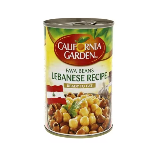 California Garden Peeled Fava Beans With Lebanese Recipe 450Gm