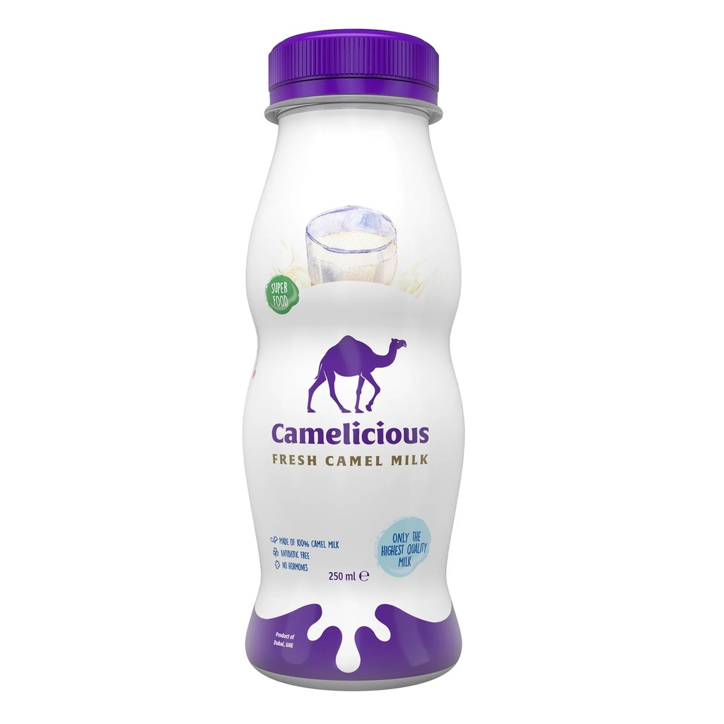 Camelicious Pasteurized Camel Milk Natural 250Ml