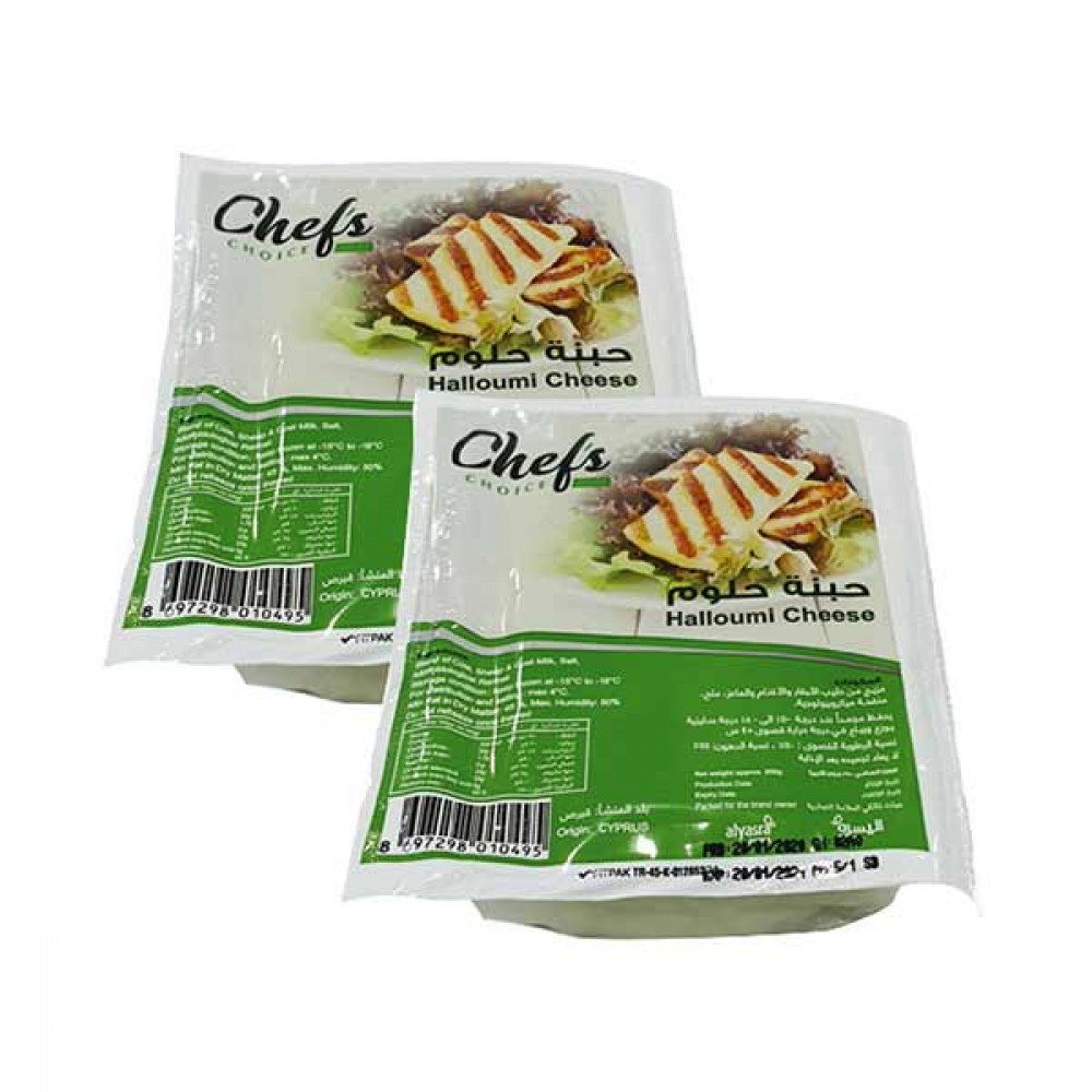 Chefs Choice Halloumi Cheese 2Pcsx50Gm