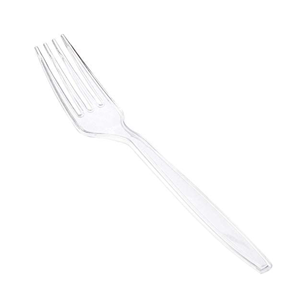 Clear Deluxe Fork - 20 Pcs