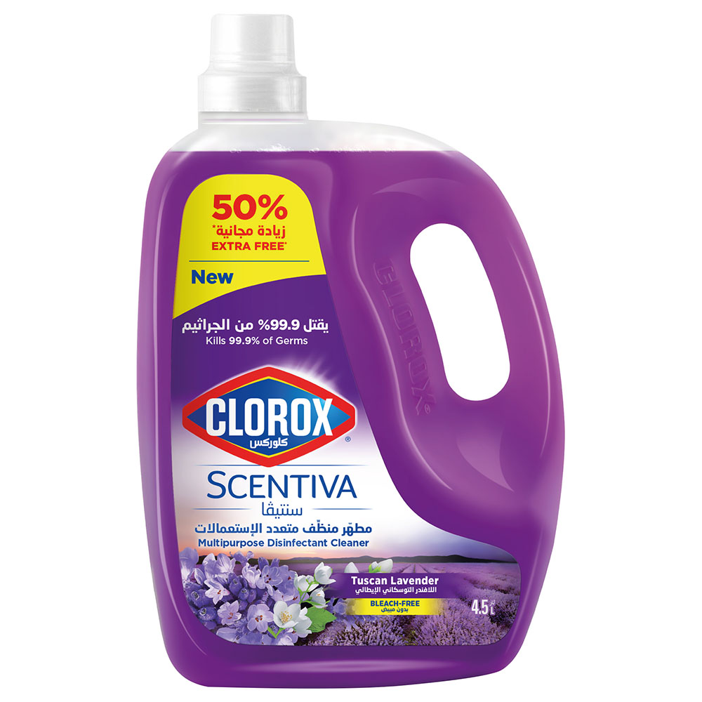 Clorox Scentiva Multipurpose Cleaner Tuscan Lavender 4.5 Ltr