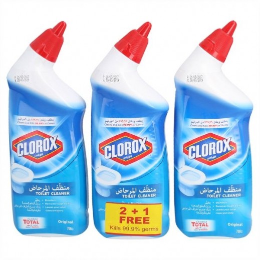 Clorox Toilet Bowl Cleaner 709 ml 2 + 1 Free