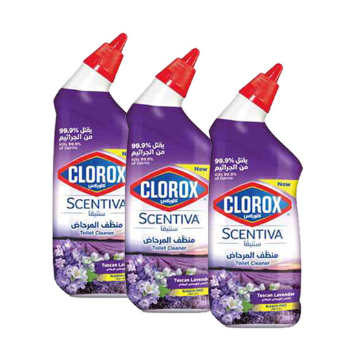 Clorox Toilet Cleaner Scentiva Lavender 2 + 1 Free * 709Ml