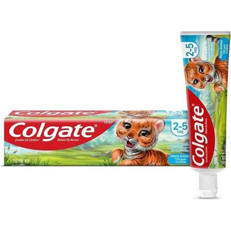 Colgate Kids Anticavity 2-5 years Bubble Fruit Toothpaste 50 Ml 1 Pc