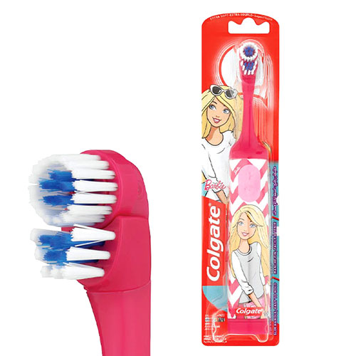 Colgate Kids Barbie Extra Soft Batteries Powered Toothbrush 1 Pack