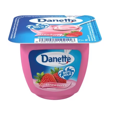 Danette Strawberry Flavoured Dessert, 90g