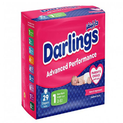 Darling Newborn Diapers No. 1 from 2-5 kg ​​29 pcs