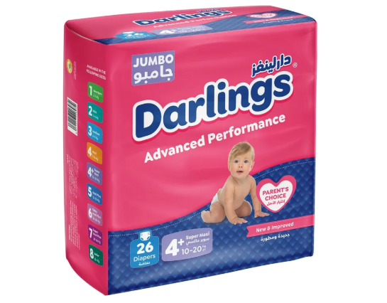 Dar.Adv [4+] Jumbo Super Maxi 10-20kg (26Pcs x6Pkts)