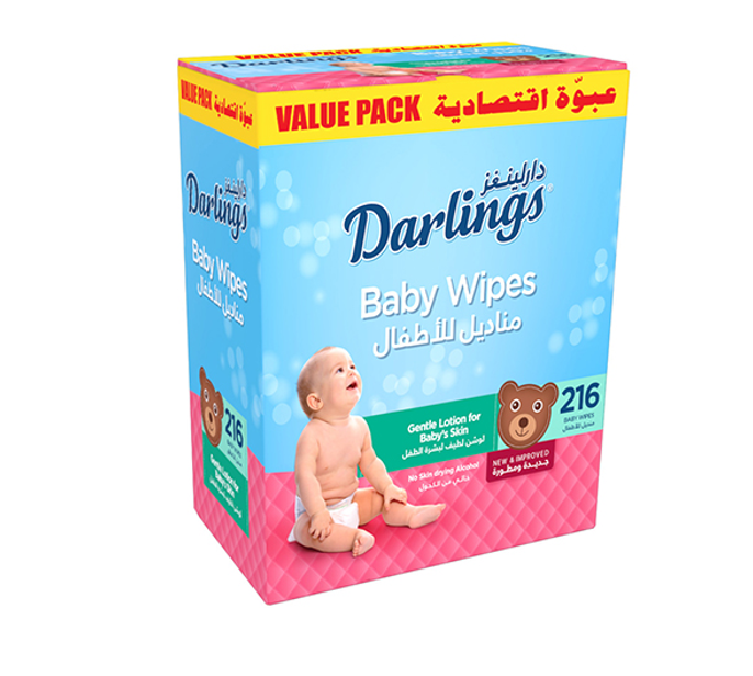 Darlings Baby Wipes 3 * 72 Pcs