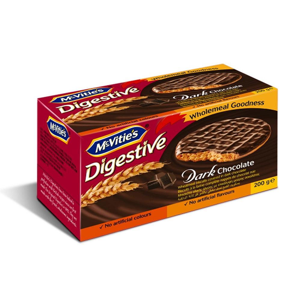 Mcvitie's Digestive Dark Chocolate Biscuits, 200g