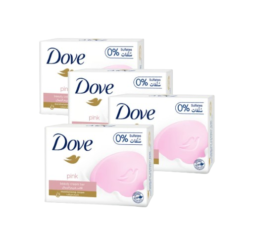 Dove Pink Bar Soap Value Pack 4 x 125 g