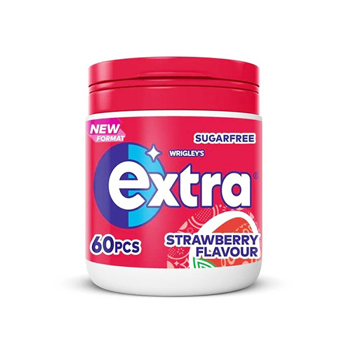 Wrigley's Extra Strawberry Bottle Gum, 84g