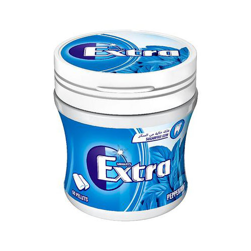 Extra Jar Light Peppermint Flavor 84 Gm