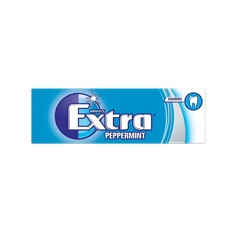 Wrigley's Extra Peppermint Pellets Blue Gum, 14g