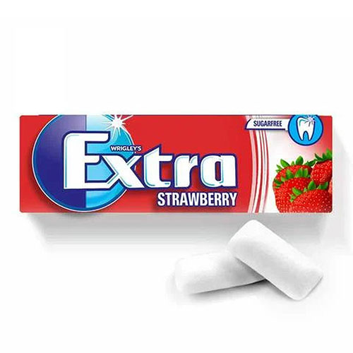 Wrigley's Extra Strawberry Pellets Gum, 14g